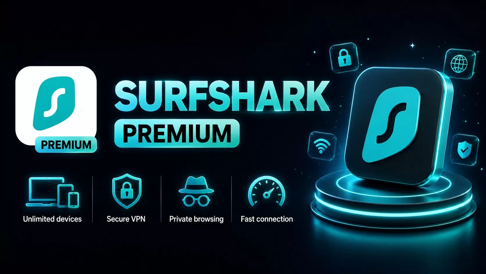 Surfshark 1 mes